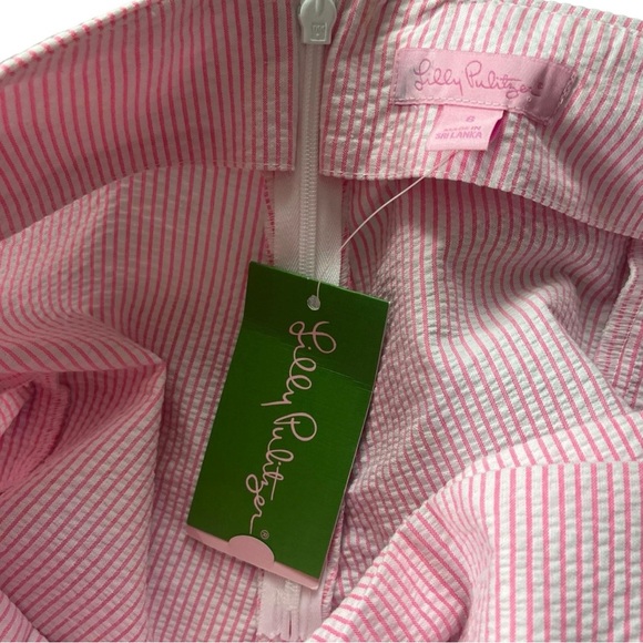 Lilly Pulitzer Izzy skort In Fancy Seersucker Stripe Size 6 - Picture 3 of 7